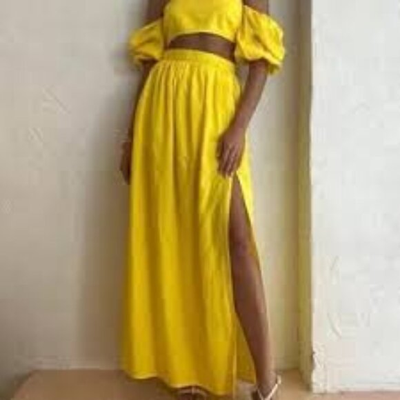 Rumer Dresses & Skirts - NWT- RUMER DELPHINE LINEN SKIRT